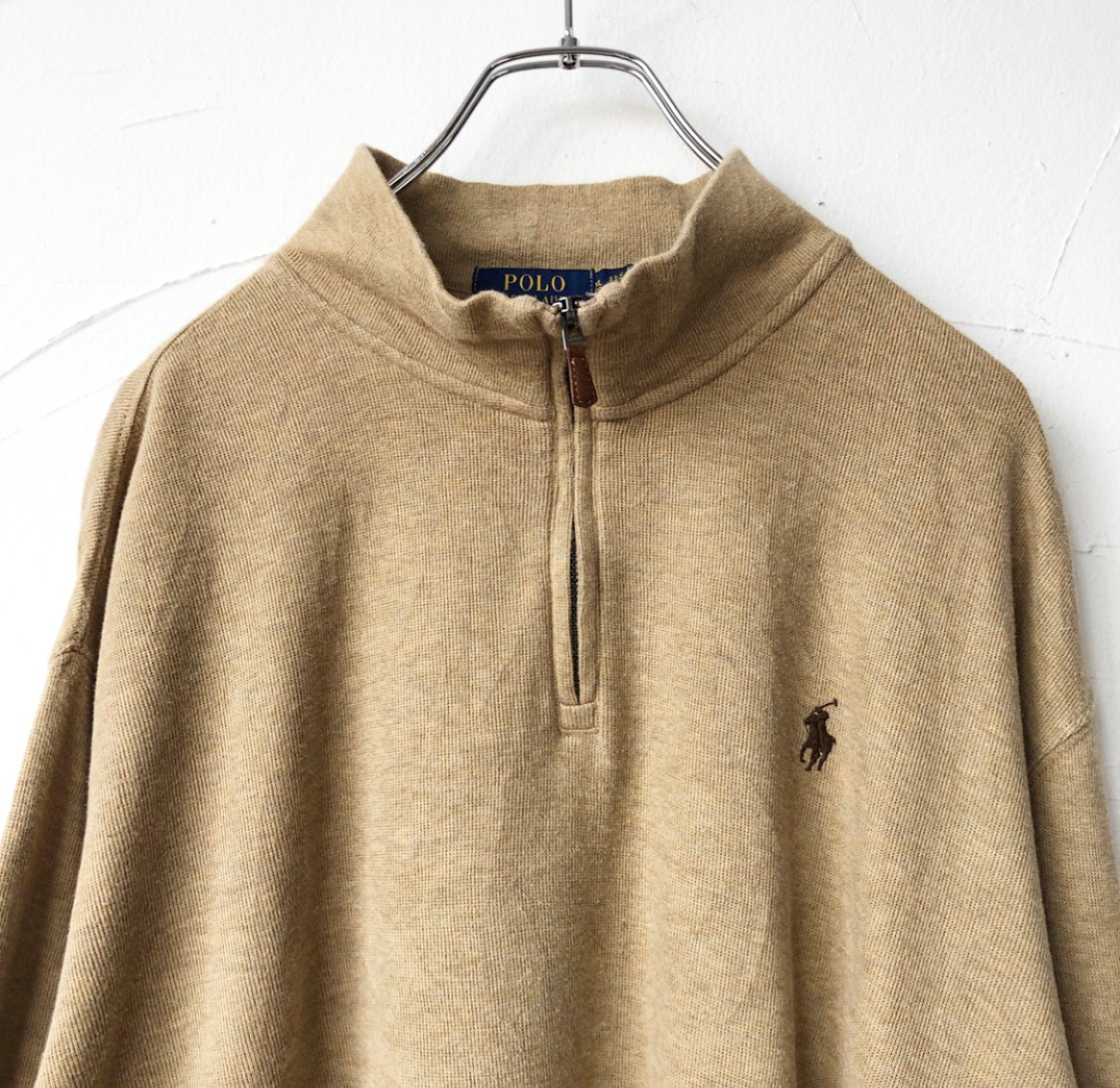 "Polo Ralph Lauren" half zip sweat shirt