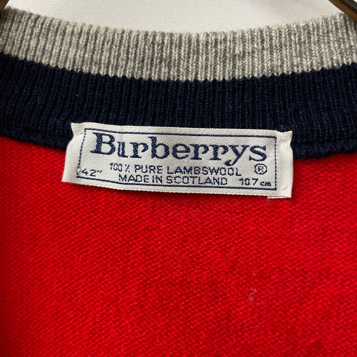 Burberrys Knit バーバリー　ニット　Vネック | Vintage.City ヴィンテージ 古着