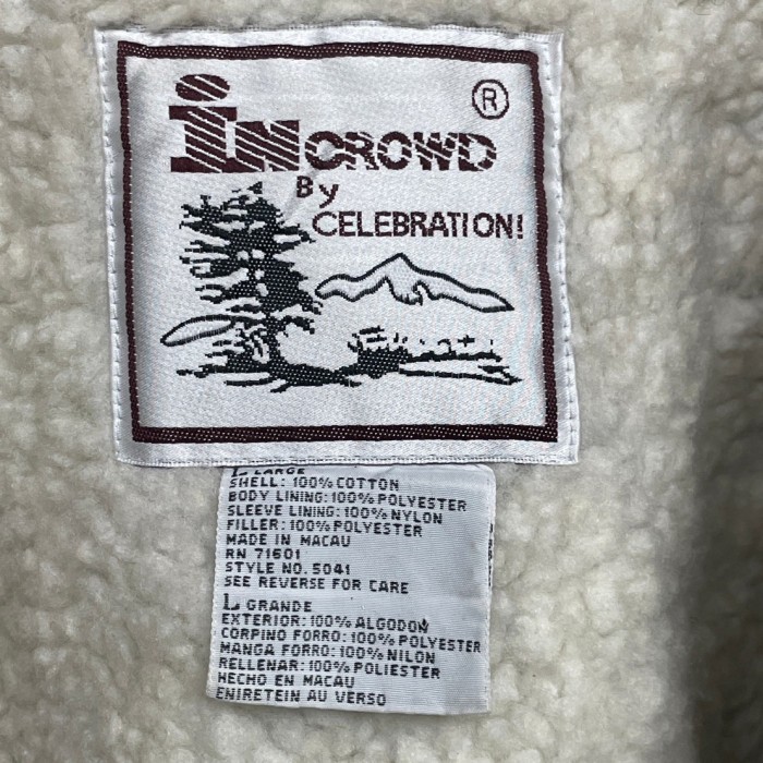90’s “IN CROWD” Boa Lining Corduroy JKT | Vintage.City ヴィンテージ 古着