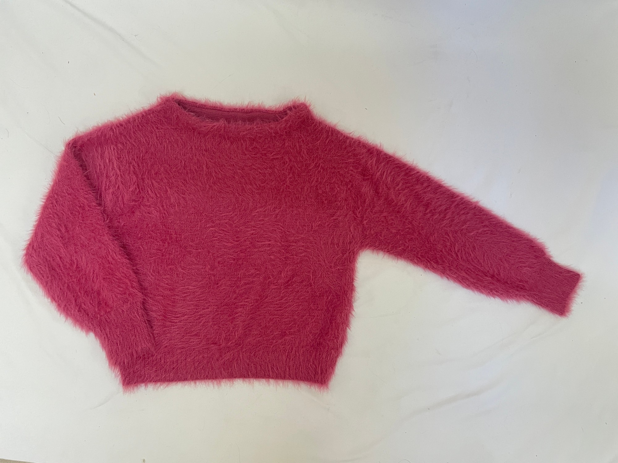 mohair pink knit