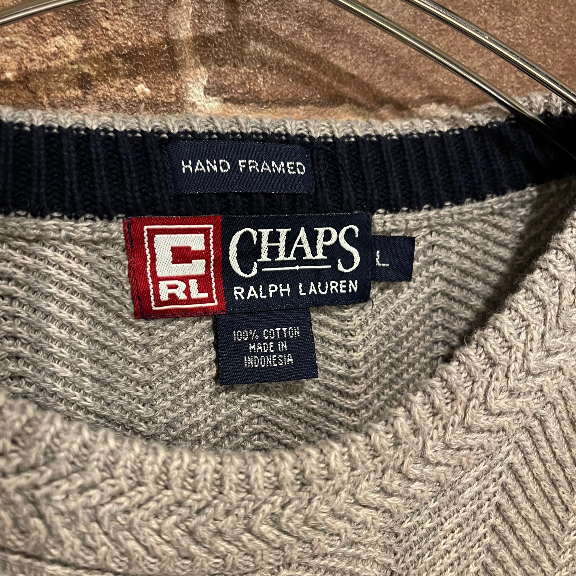 90’s CHAPS RALPH LAUREN 肉厚 ニット セーター