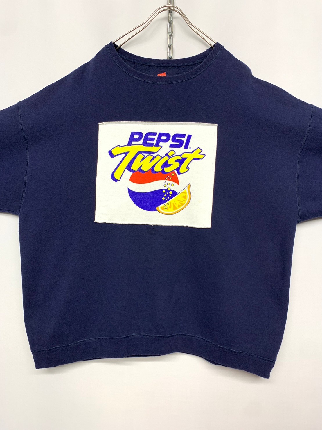 “PEPSI” Pasting Print Sweat Shirt