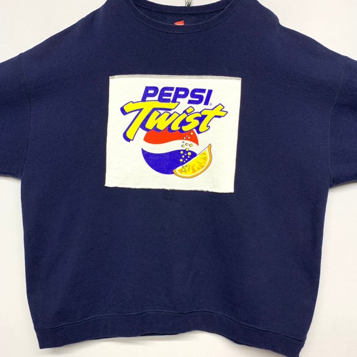 “PEPSI” Pasting Print Sweat Shirt | Vintage.City ヴィンテージ 古着