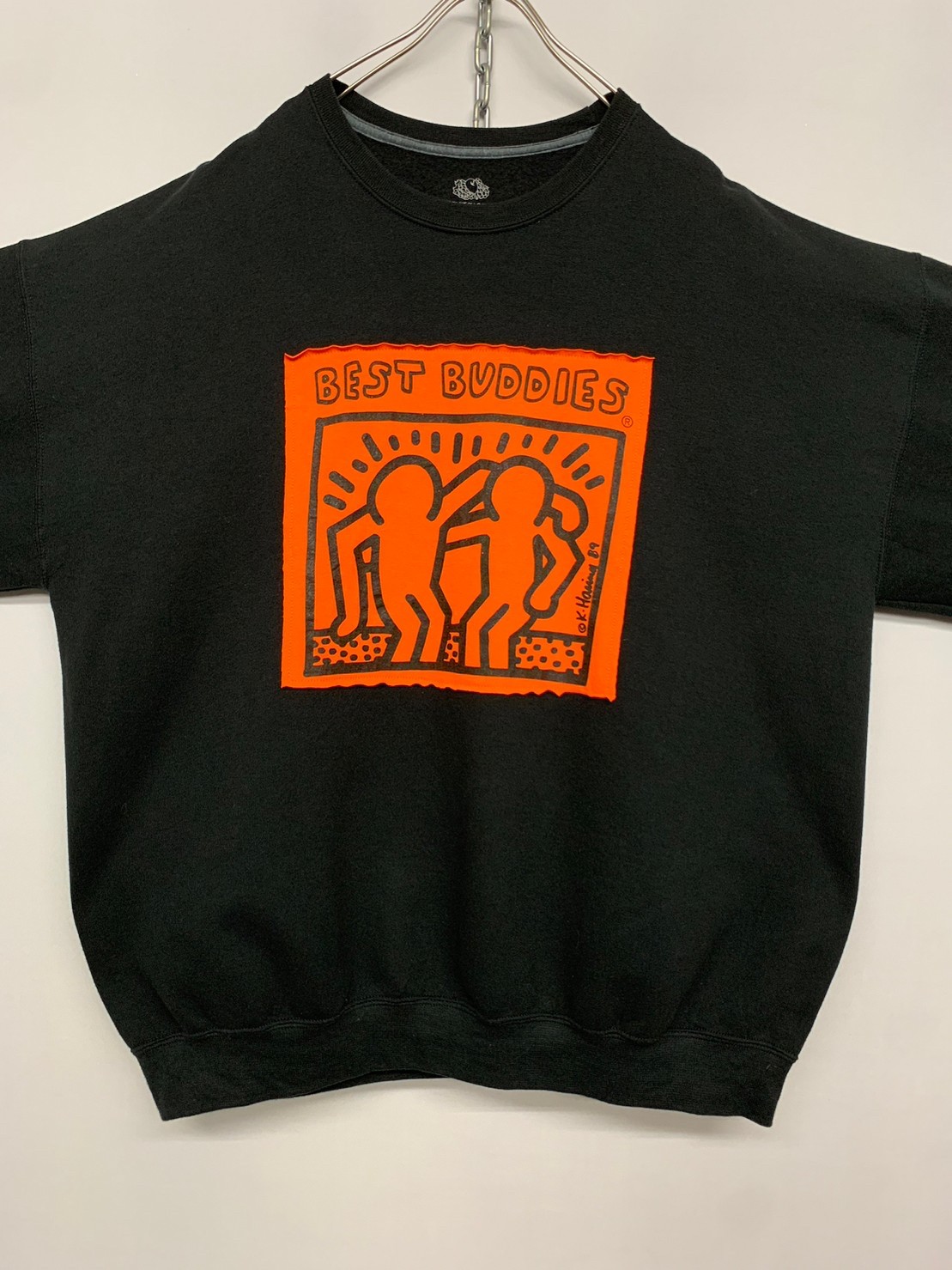 “Keith Haring” Pasting Print Sweat Shirt