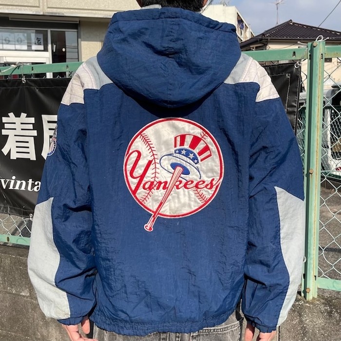 90s スターター MLB ニューヨークヤンキース ナイロンジャケット S | Vintage.City ヴィンテージ 古着