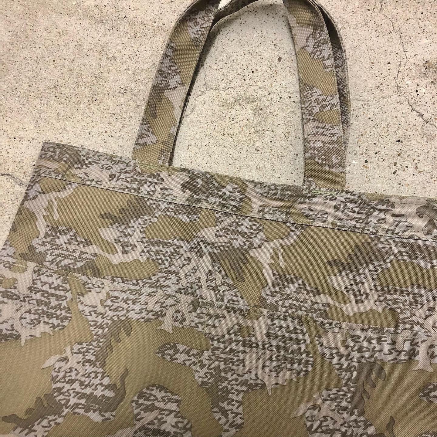 00s OLD STUSSY×FUTURA/Camouflage totebag