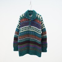 1980s BALTA IMPORTS wool hand knit sweat | Vintage.City 古着屋、古着コーデ情報を発信