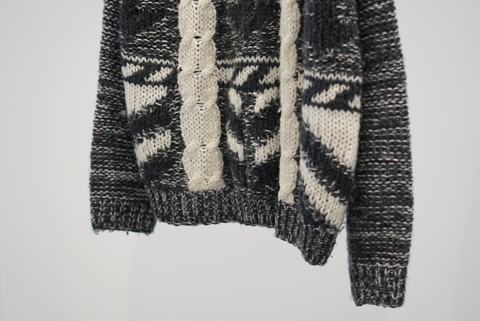 1990s STREET SCENES acrylic knit sweater