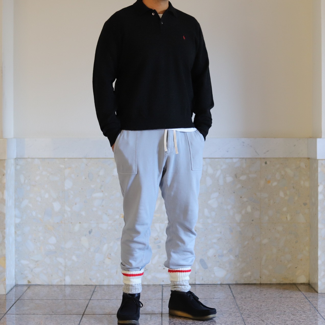 【極美品】ポロ ラルフローレン 襟付き ニット セーター ビッグサイズ 定価4万