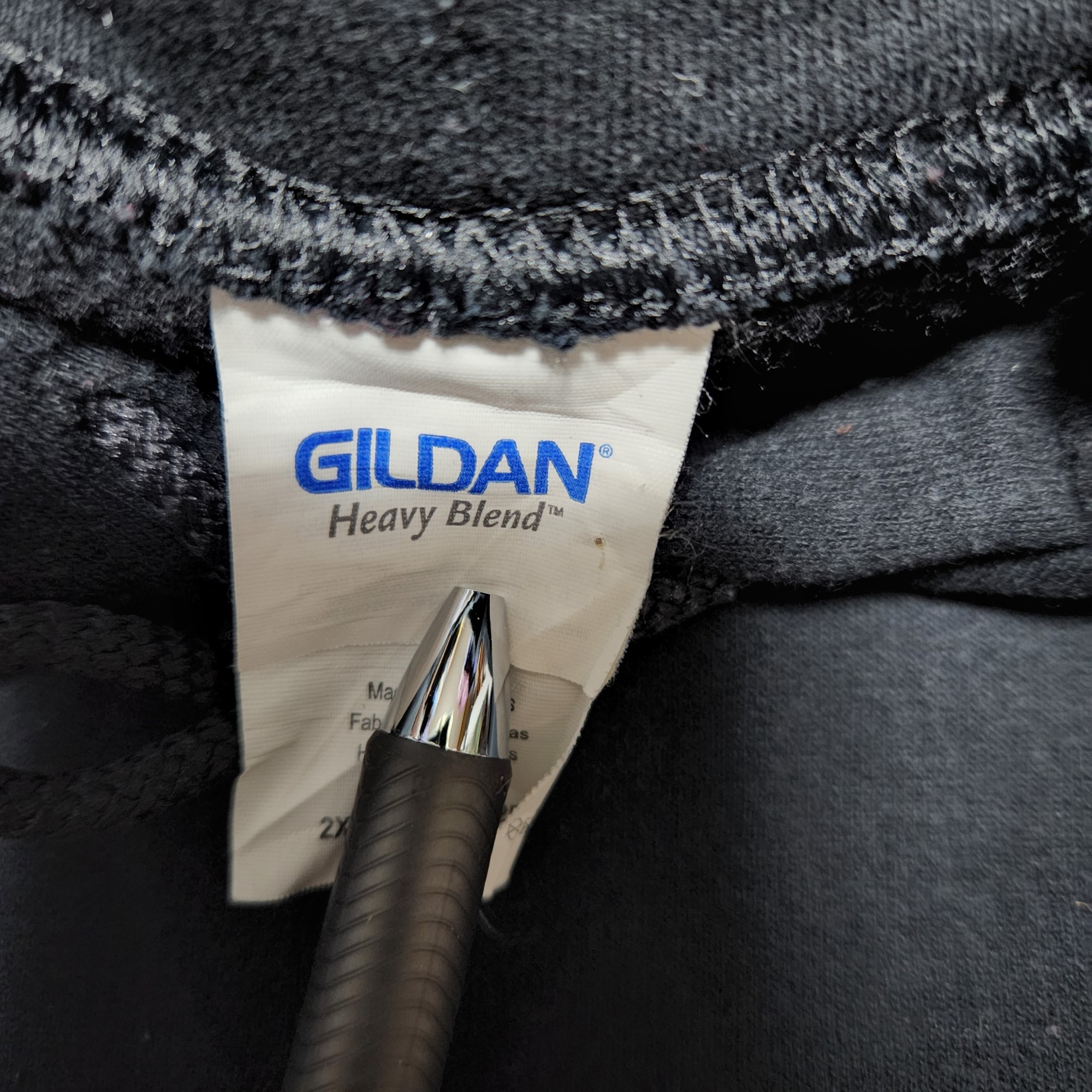 【 US古着 】GILDAN 企業デザイン　プルオーバー　パーカー　黒　2XL
