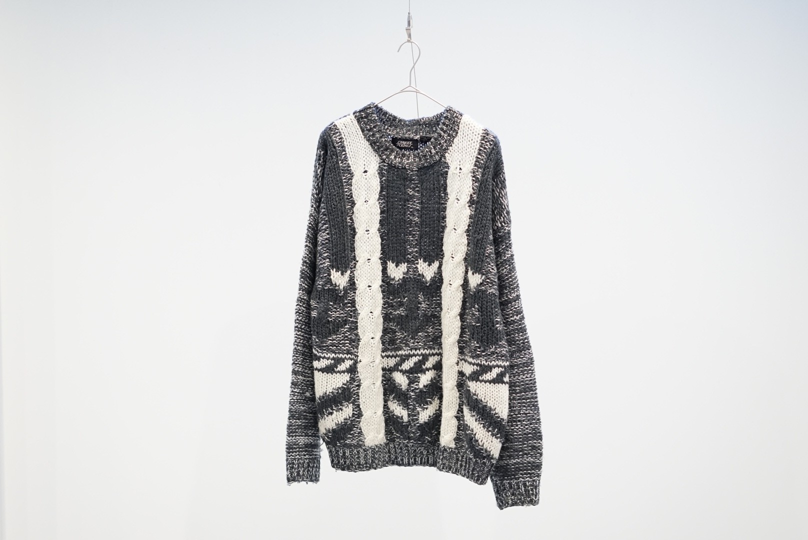 1990s STREET SCENES acrylic knit sweater