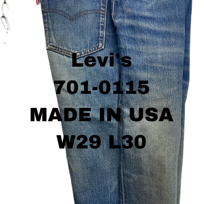 USA製Levi’s 701-0115ブルーデニムパンツW29L30 | Vintage.City ヴィンテージ 古着