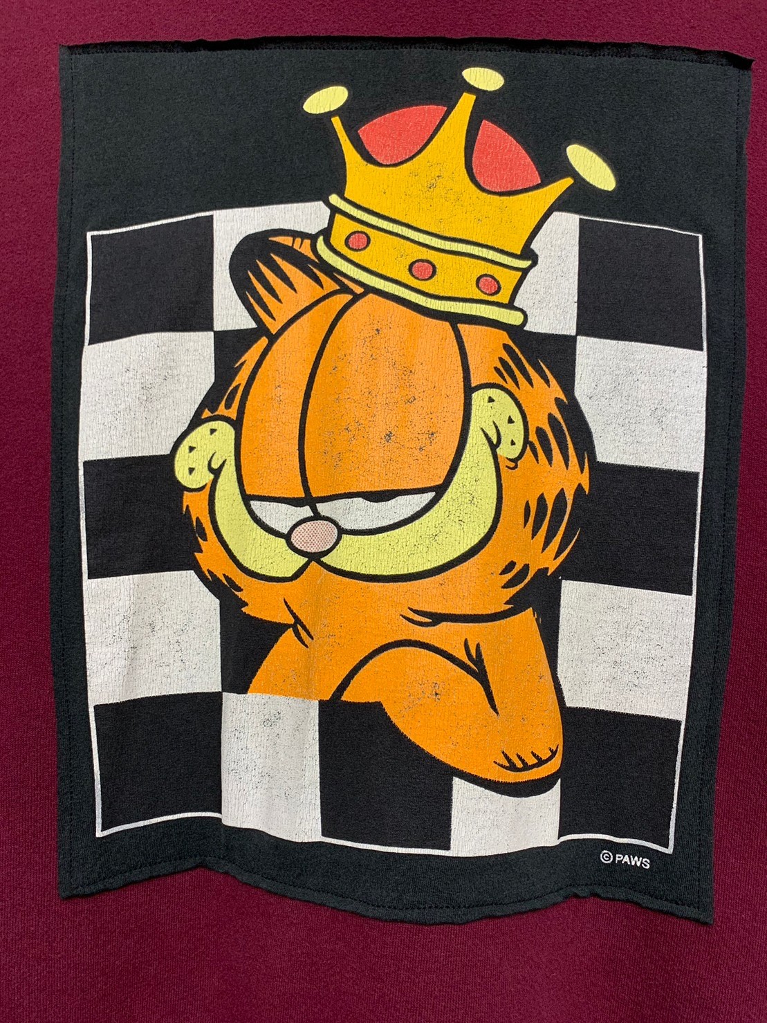 “Garfield” Pasting Print Sweat Shirt
