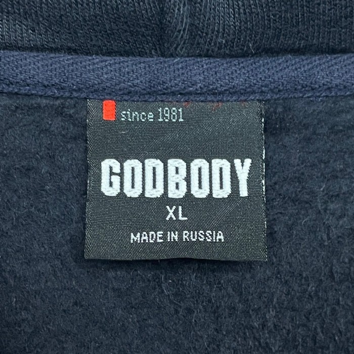 “GODBODY” Embroidered Hoodie | Vintage.City ヴィンテージ 古着