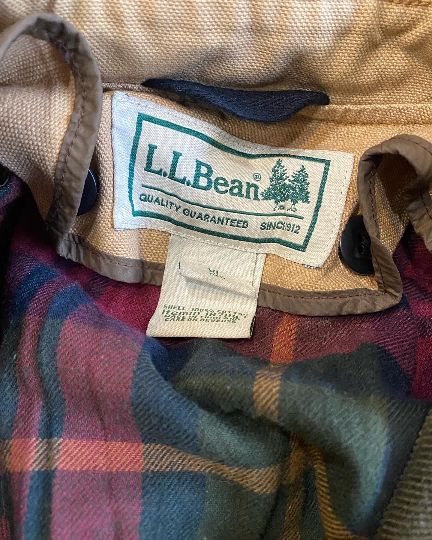 L.L.Bean hunting cotton jacket