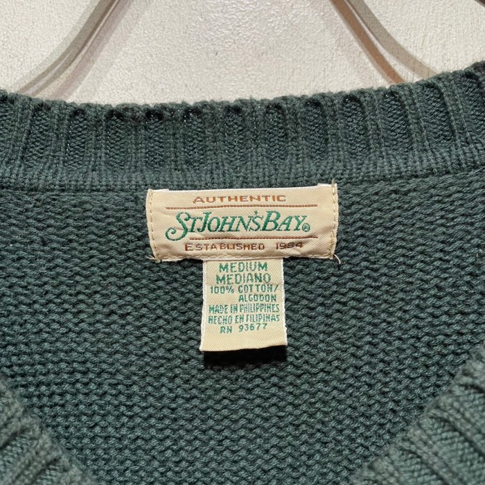 90's “ST JOHN'S BAY” Cotton Knit | Vintage.City ヴィンテージ 古着