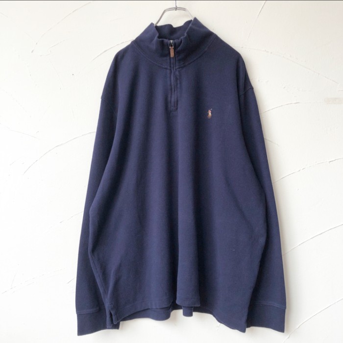 "Polo Ralph Lauren" half zip sweat shirt | Vintage.City ヴィンテージ 古着