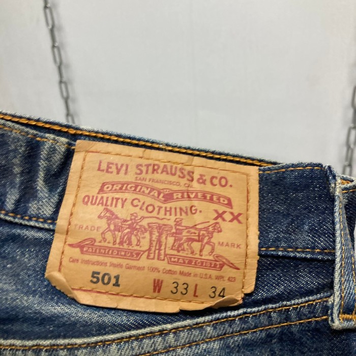 Levi’s501 米国製ブルーデニムパンツW33 L34 | Vintage.City ヴィンテージ 古着