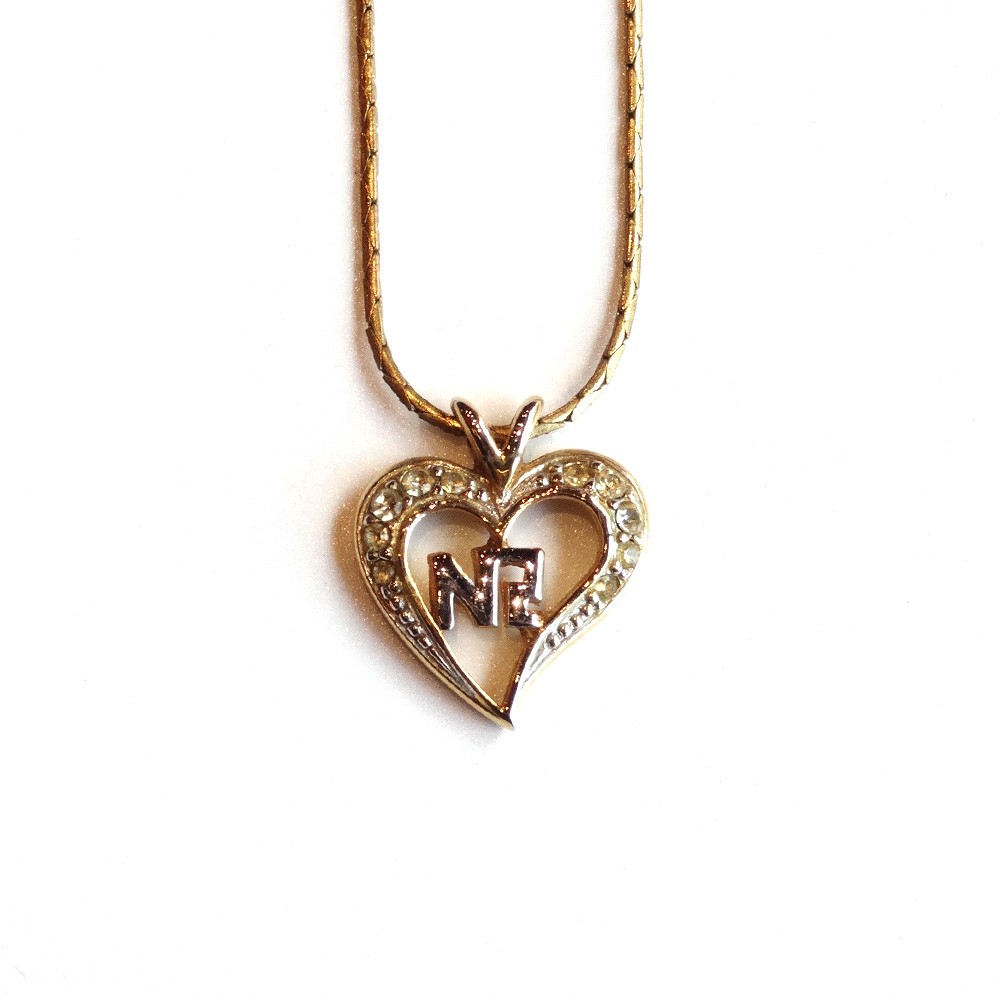 「Nina Ricci」Heart Motif Necklace ①