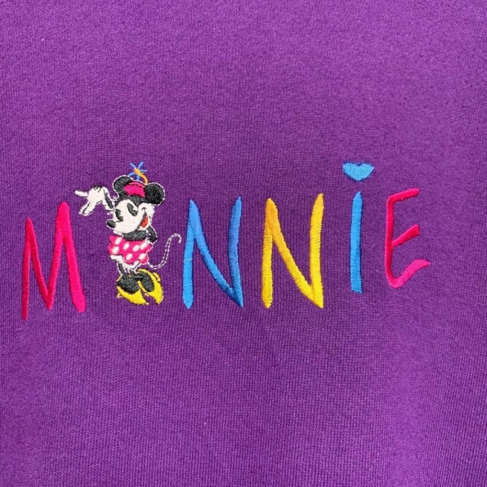 1990’s “Minnie” Embroidered Sweat Shirt | Vintage.City ヴィンテージ 古着