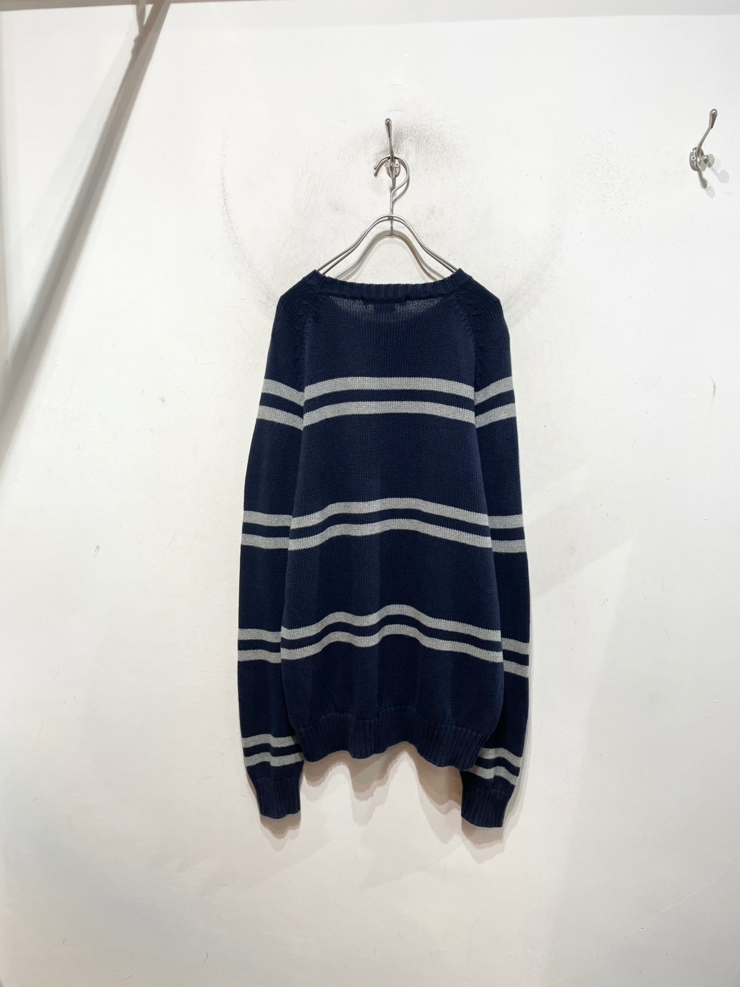 “KNIGHTSBRIDGE” Stripes Cotton Knit
