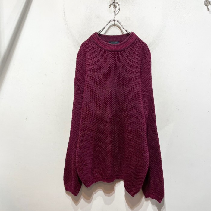 “WEEKENDS” Ramie × Cotton Knit | Vintage.City ヴィンテージ 古着