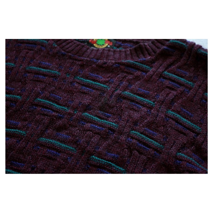 USA Vintage 3D Knit Sweater | Vintage.City ヴィンテージ 古着