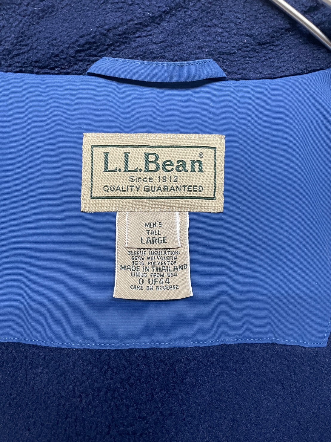 “L.L.Bean” Fleece Lining Nylon Jacket