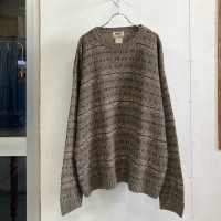 デザイン柄ニット / design patterned knit | Vintage.City 古着屋、古着コーデ情報を発信