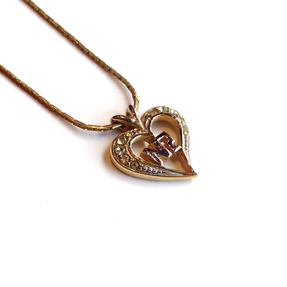 「Nina Ricci」Heart Motif Necklace ①