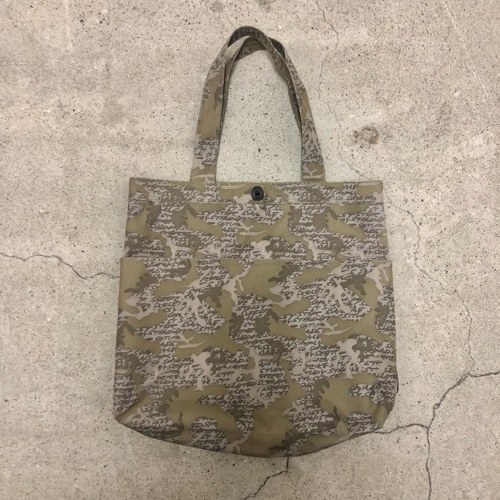 00s OLD STUSSY×FUTURA/Camouflage totebag | Vintage.City ヴィンテージ 古着