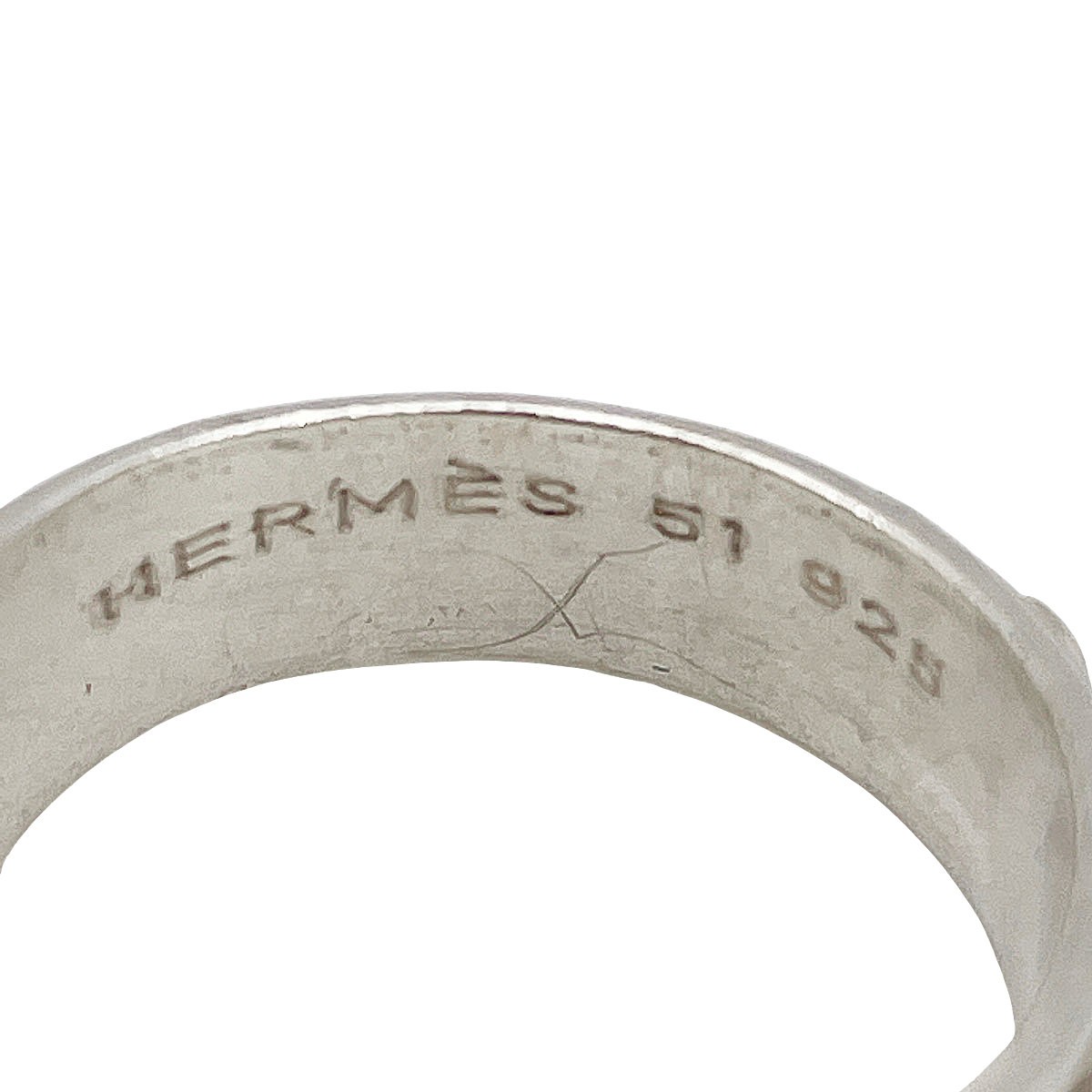 HERMES エルメス メキシコリング 指輪 925 シルバー #51(約11号