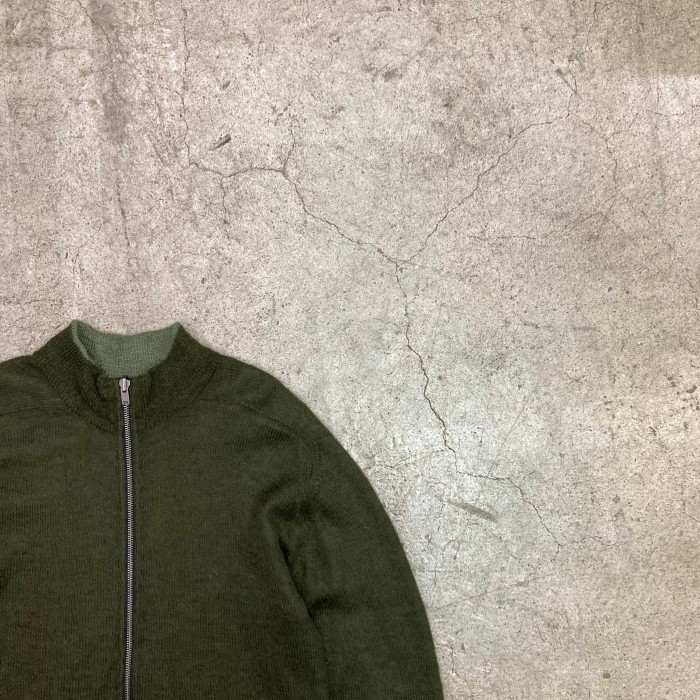 Vintage Zip-Up Mohair Blend Knit Sweater | Vintage.City ヴィンテージ 古着