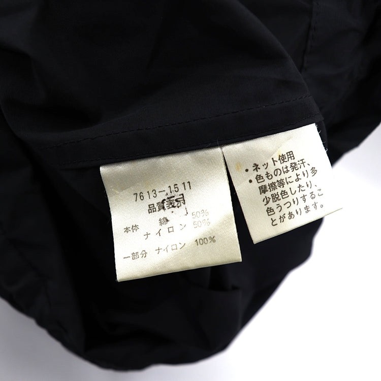 CASTELBAJAC セーリングジャケット 4 ブラック ナイロン バック刺繍