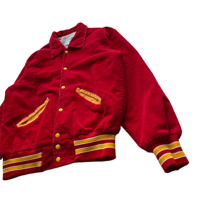 80s USA DeLONG Corduroy Studium Jacket | Vintage.City ヴィンテージ 古着