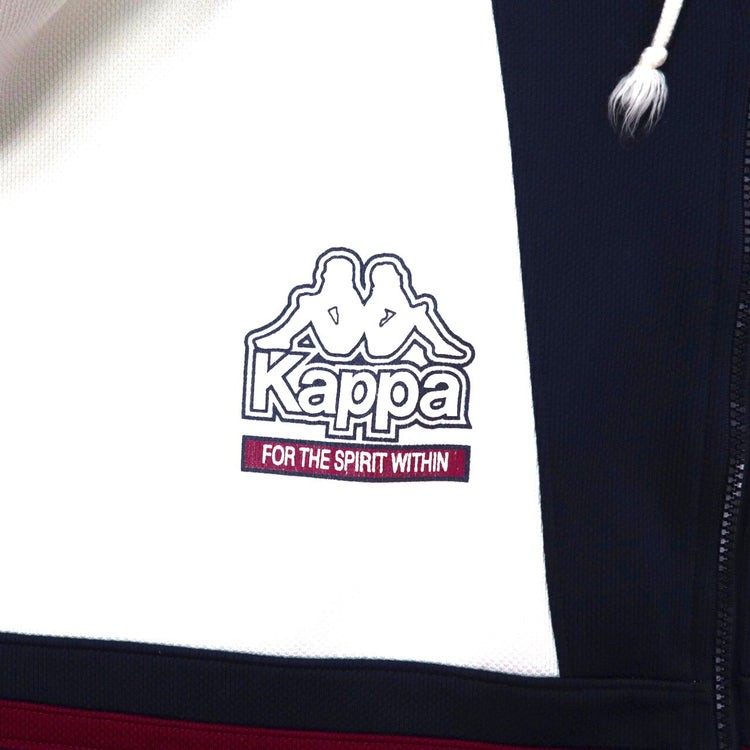KAPPA ジップパーカー L ネイビー ポリエステル 90年代 日本製