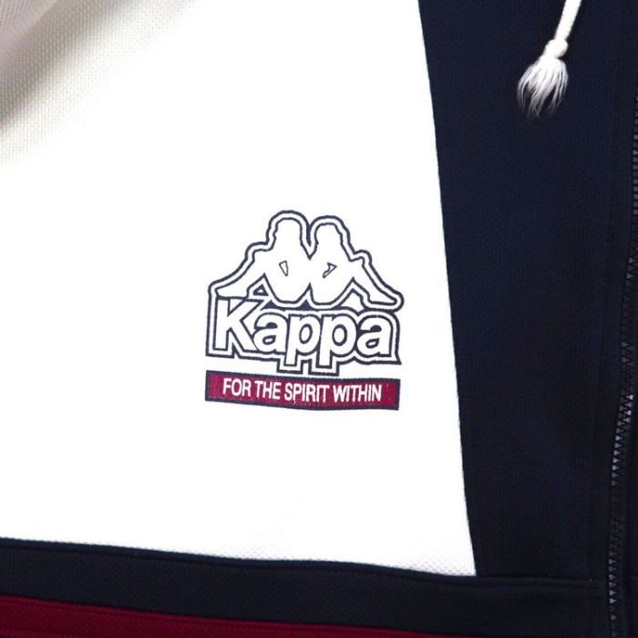 KAPPA ジップパーカー L ネイビー ポリエステル 90年代 日本製 | Vintage.City ヴィンテージ 古着