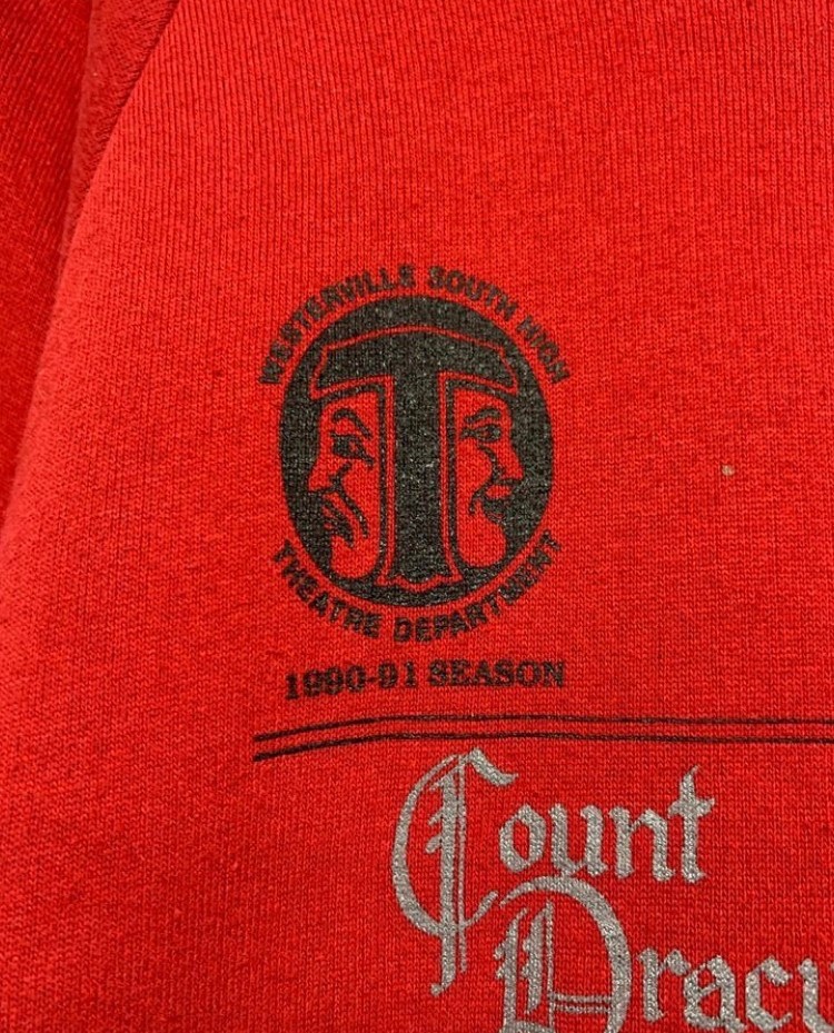 90’s “Count Dracula” Print Sweat Shirt