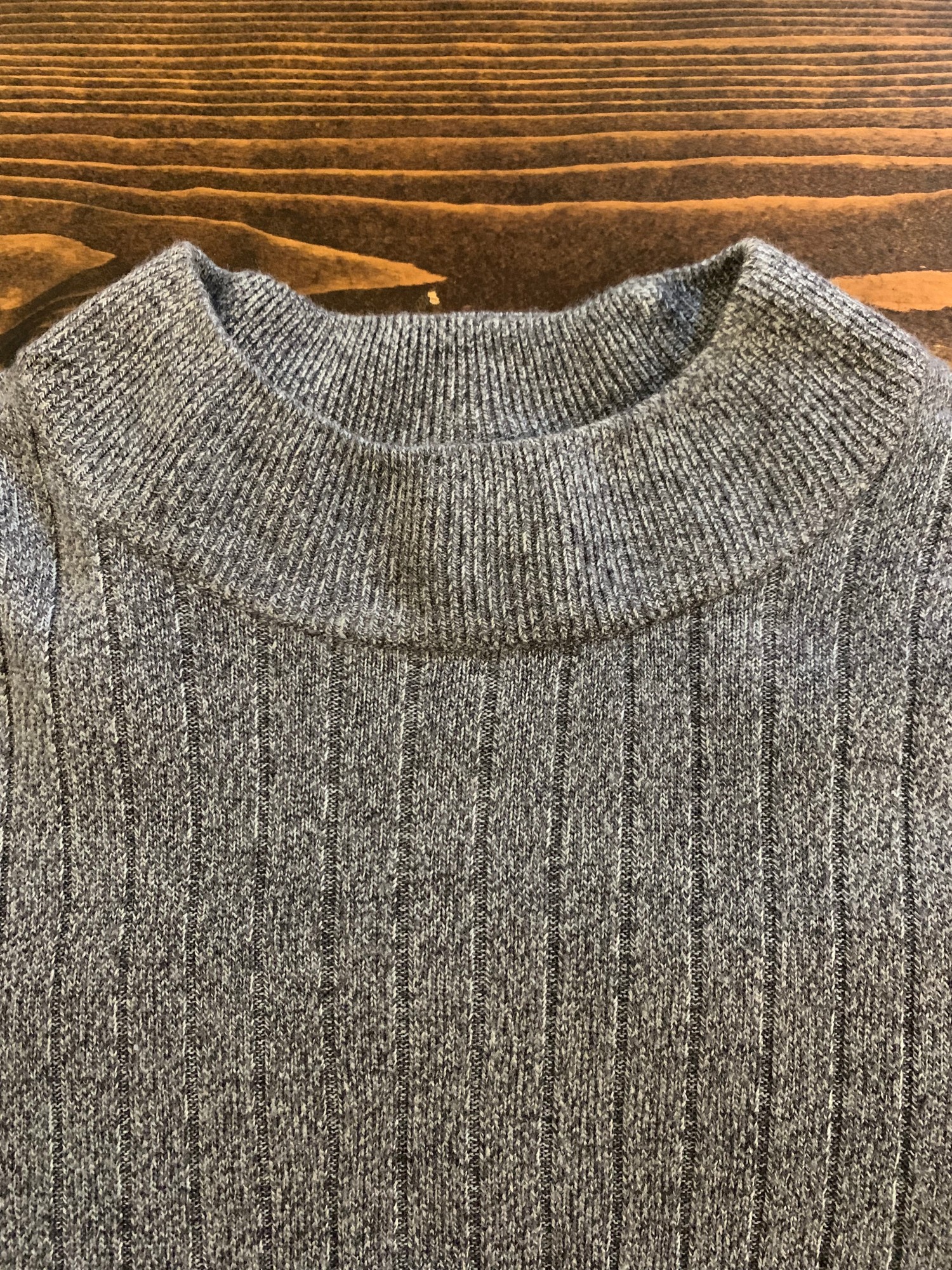 mock neck knit