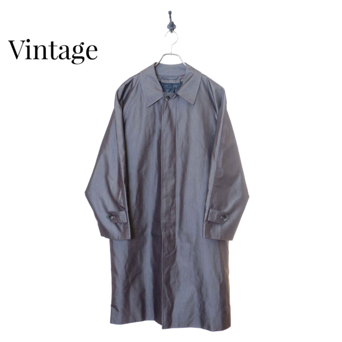 VINTAGE CHAMBRAY CONVERTIBLE COLLAR LONG | Vintage.City 古着屋、古着コーデ情報を発信