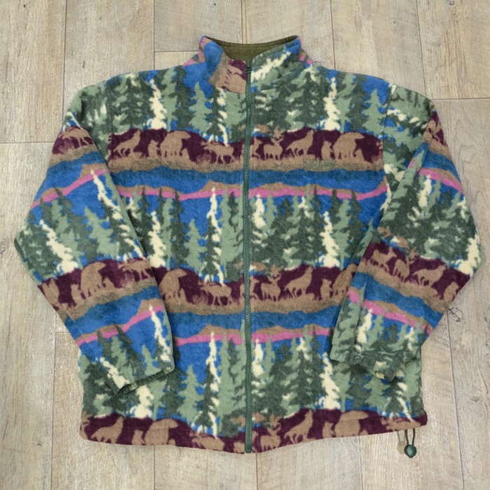 90s NORTHERN REFLECTIONS fleece jacket | Vintage.City