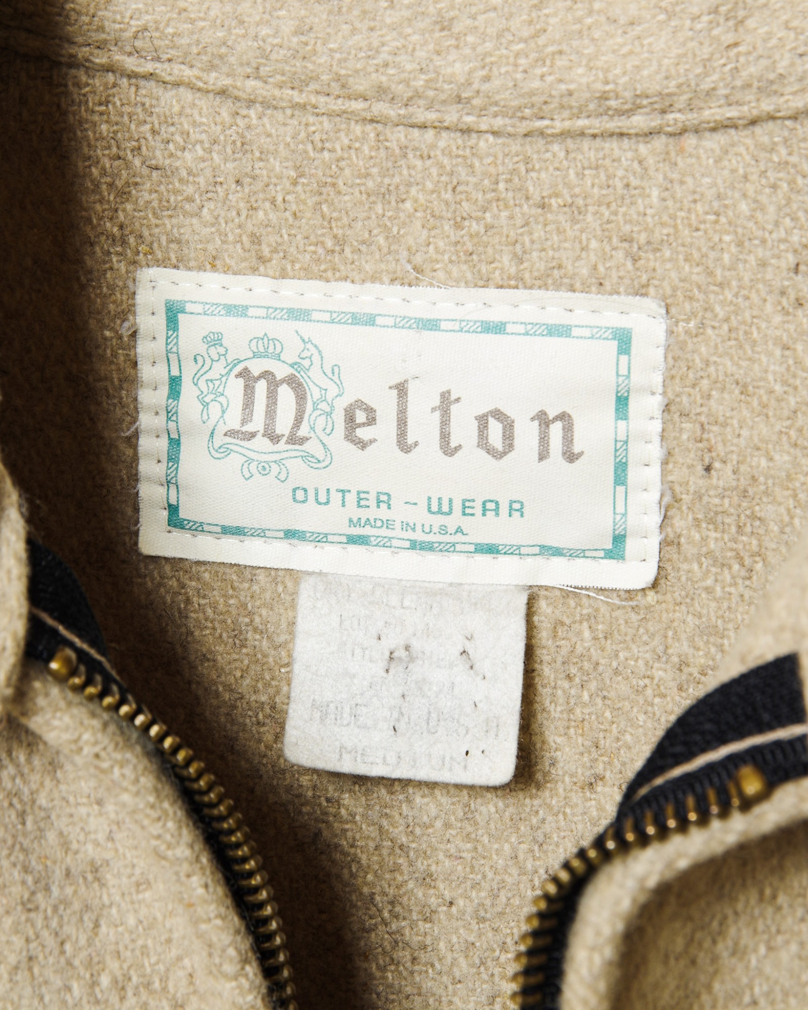 Vintage "Melton" Wool Jacket