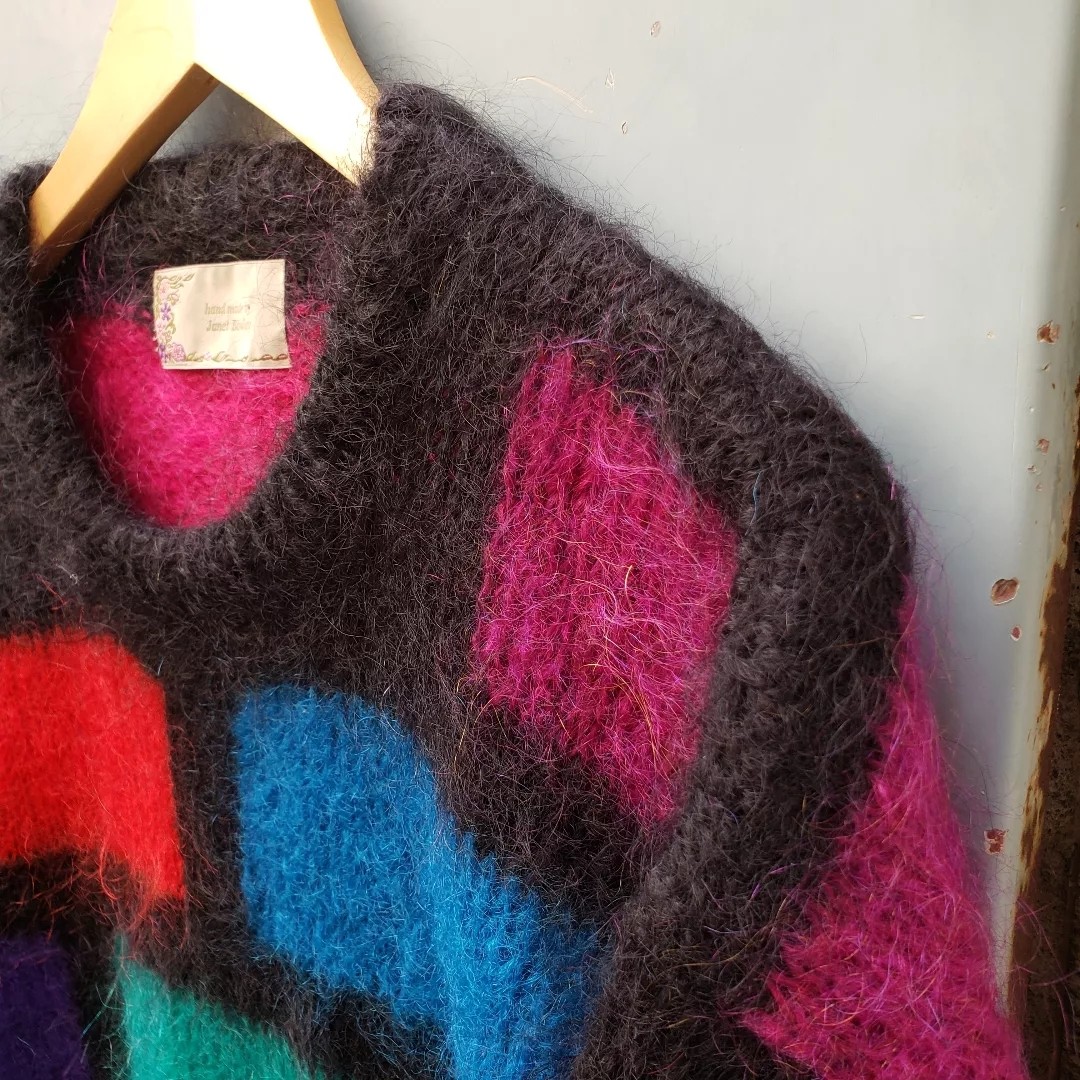 80s～ UK Vintage "Punk" Mohair Knit