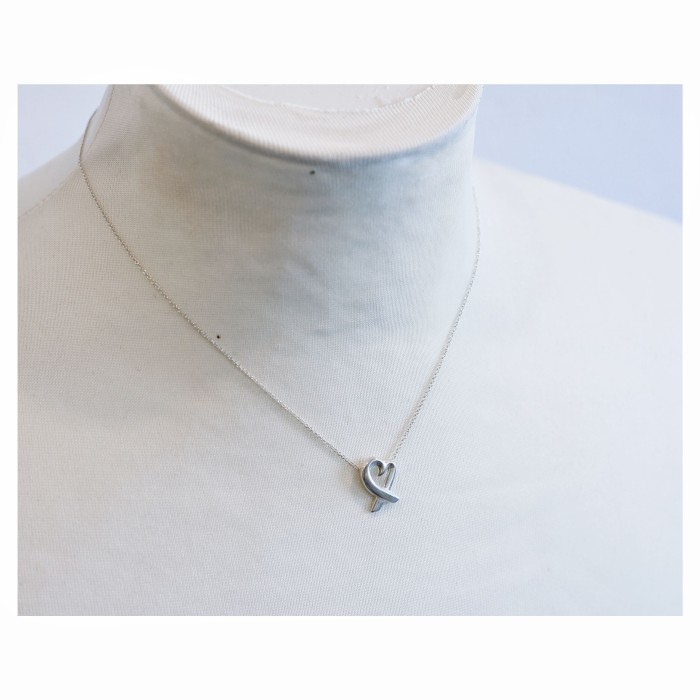Old “Tiffany&Co.” Loving Heart Necklace | Vintage.City 古着屋、古着コーデ情報を発信