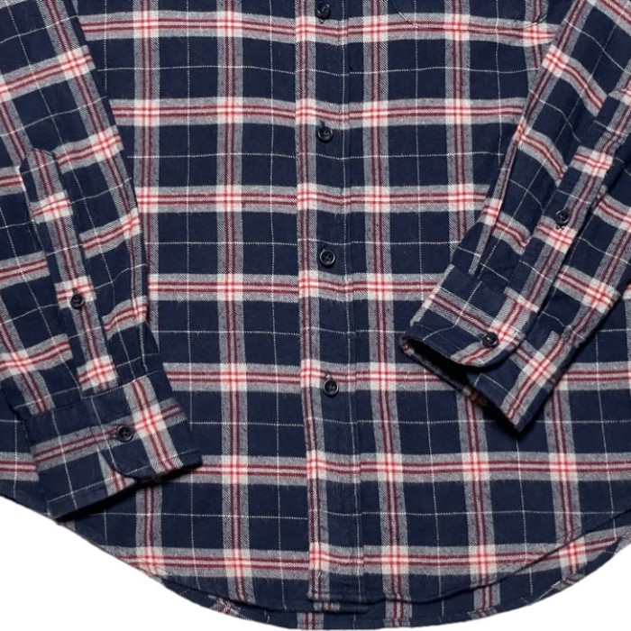 日本製 Harriss ボタンダウンチェックシャツ マルチチェック 38サイズ 