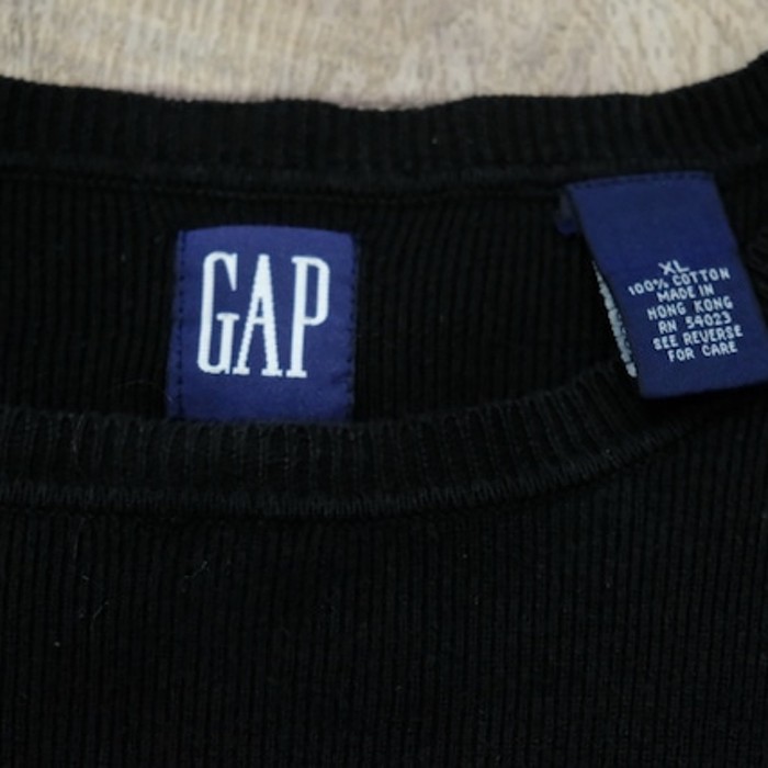 90s GAP crew neck cotton sweater | Vintage.City 古着屋、古着コーデ情報を発信