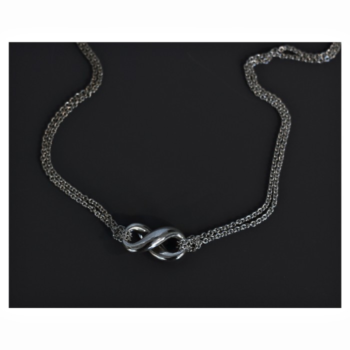 “Tiffany&Co.” Infinity Silver Necklace | Vintage.City 古着屋、古着コーデ情報を発信