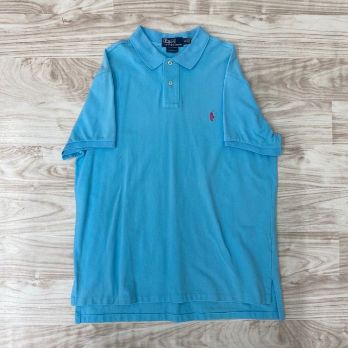 【 Ralph Lauren 】 ポロシャツ 青 XL | Vintage.City 빈티지숍, 빈티지 코디 정보