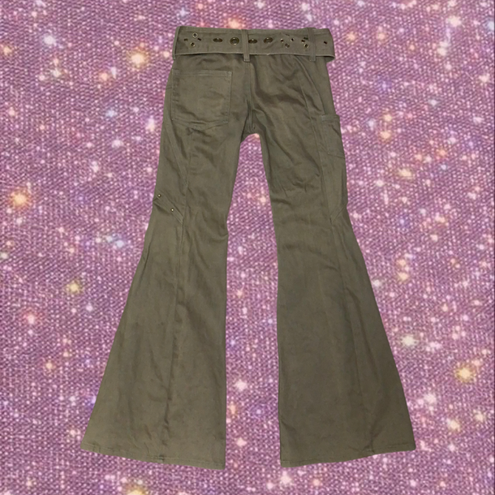 Y2K Military vibes Low-rise Flared Pants | Vintage.City Vintage Shops, Vintage Fashion Trends