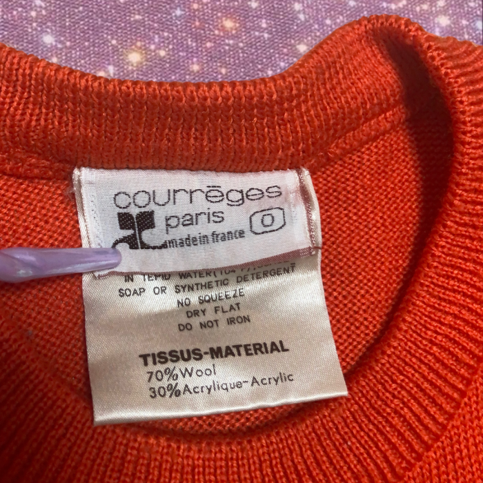Made in France Old Courreges Knit